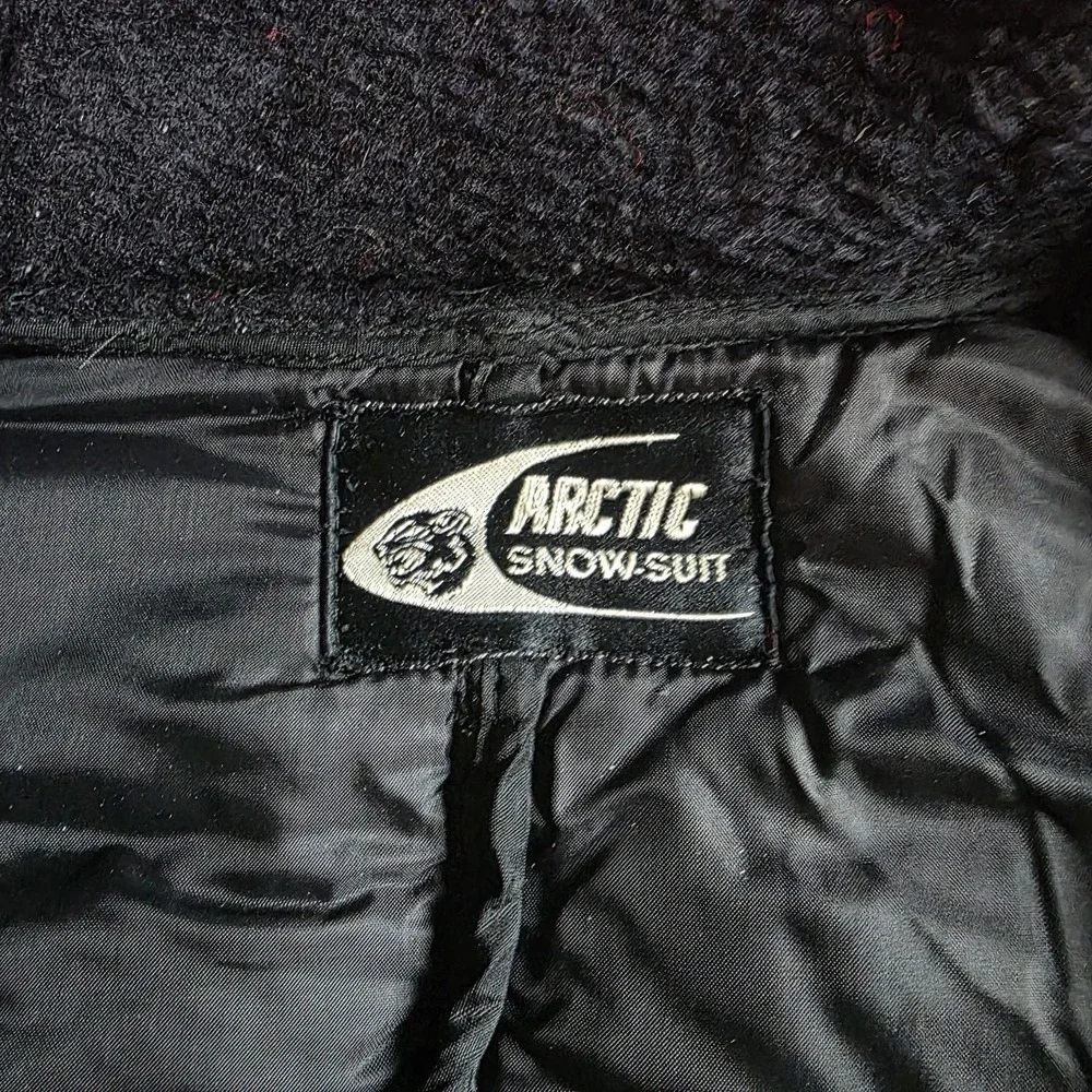 Vintage Arctic Cat Snowmobile Suit Mens Medium Large One Piece Zip-Off Hood‎